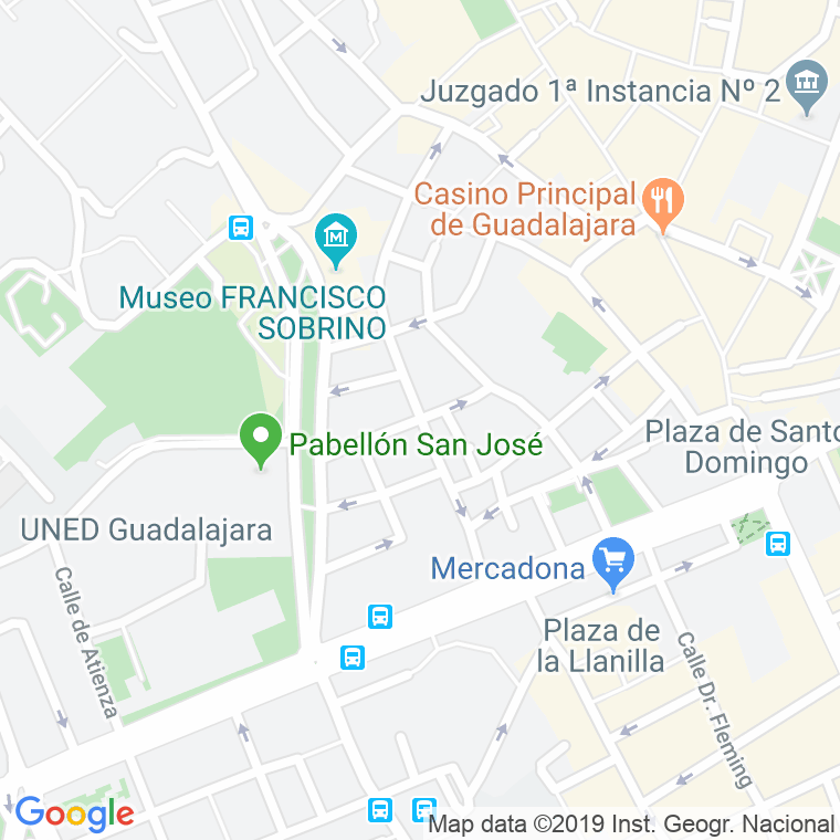 Código Postal calle Angel Martin Puebla en Guadalajara