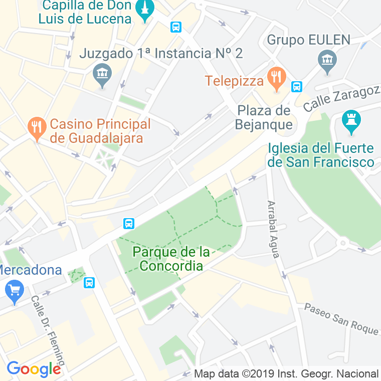 Código Postal calle Capitan Boixareu Rivera, plaza (Impares Del 1 Al 63)  (Pares Del 2 Al 64) en Guadalajara