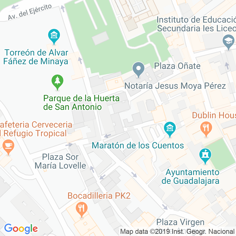 Código Postal calle Davalos, cuesta en Guadalajara