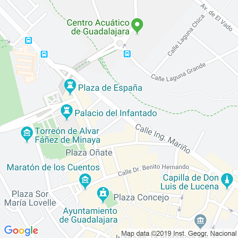 Código Postal calle Francisco Cuesta en Guadalajara
