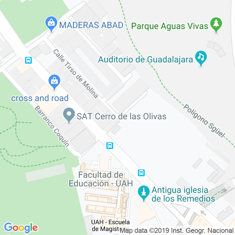 Código Postal calle Madrid en Guadalajara