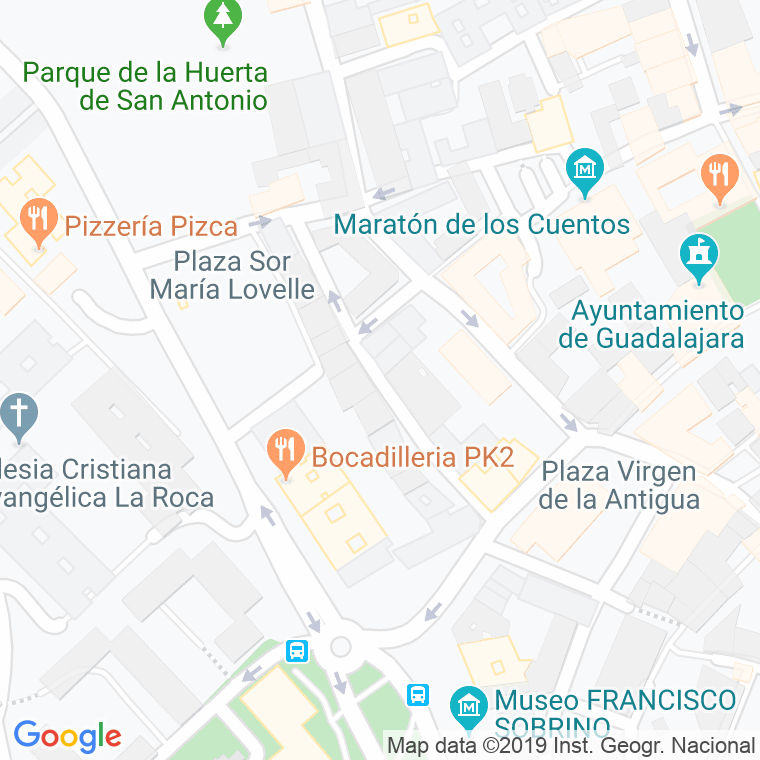 Código Postal calle Manuel Medrano en Guadalajara