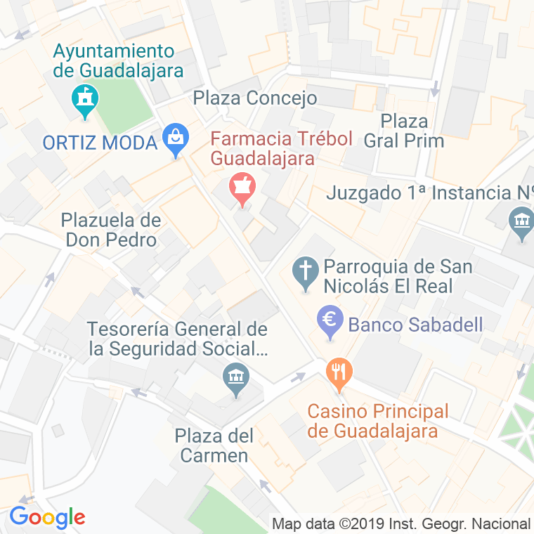 Código Postal calle Artistas, Los en Guadalajara