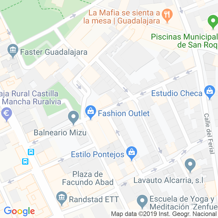 Código Postal calle Francisco De Medina, travesia en Guadalajara