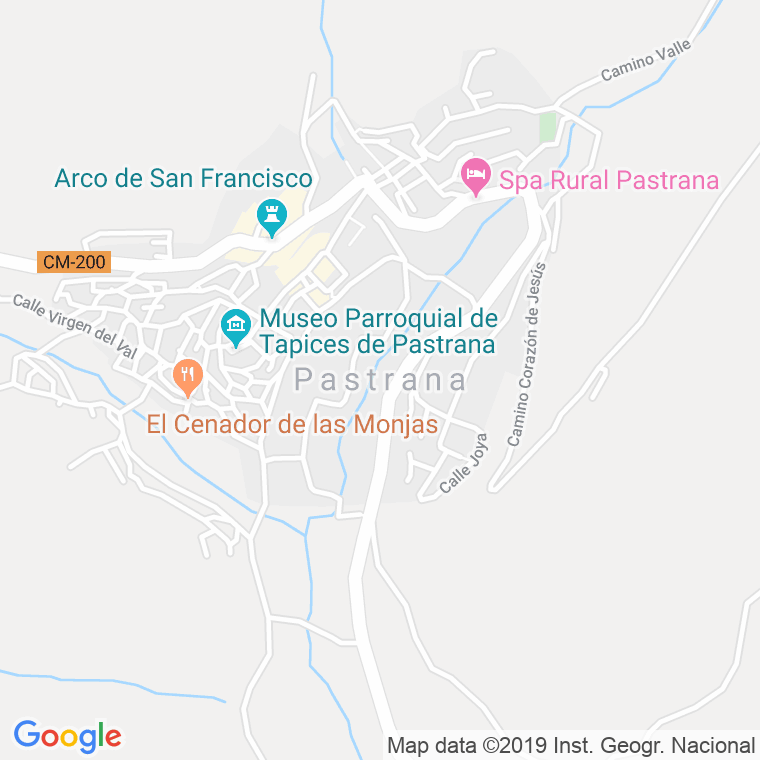 Código Postal calle Pastrana en Guadalajara