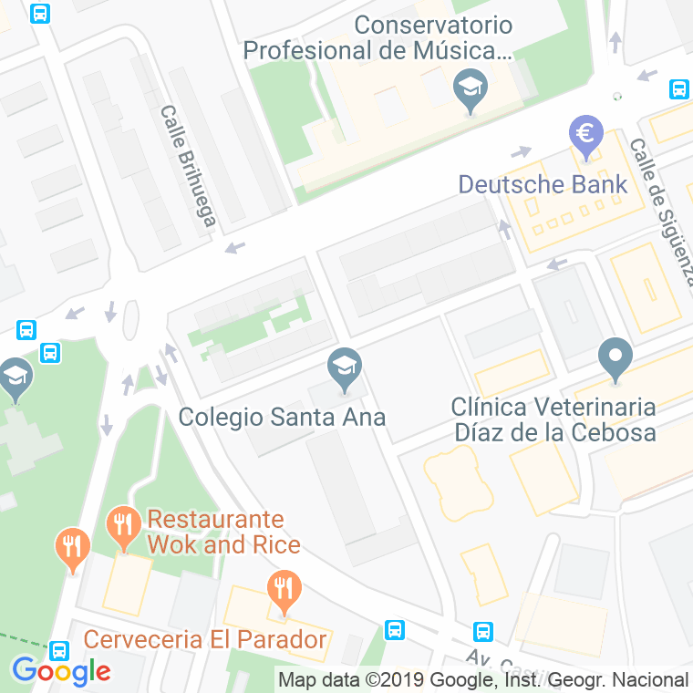 Código Postal calle Cogolludo en Guadalajara