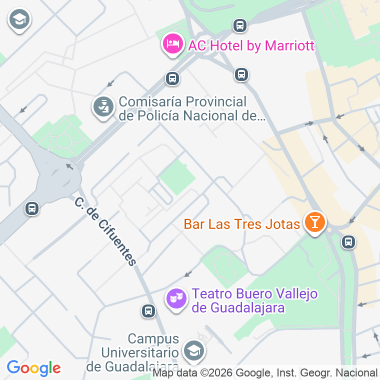 Código postal de Calle Brianda de Mendoza y Luna en Guadalajara
