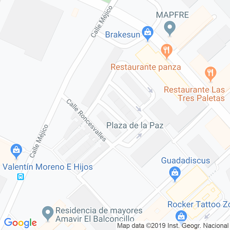 Código Postal calle Covadonga en Guadalajara