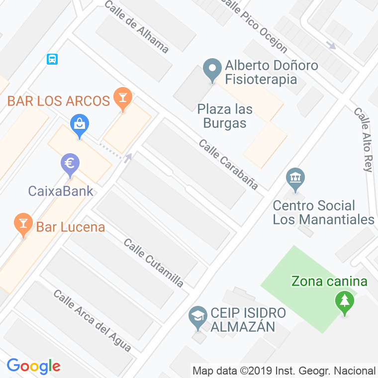Código Postal calle Fuensanta en Guadalajara