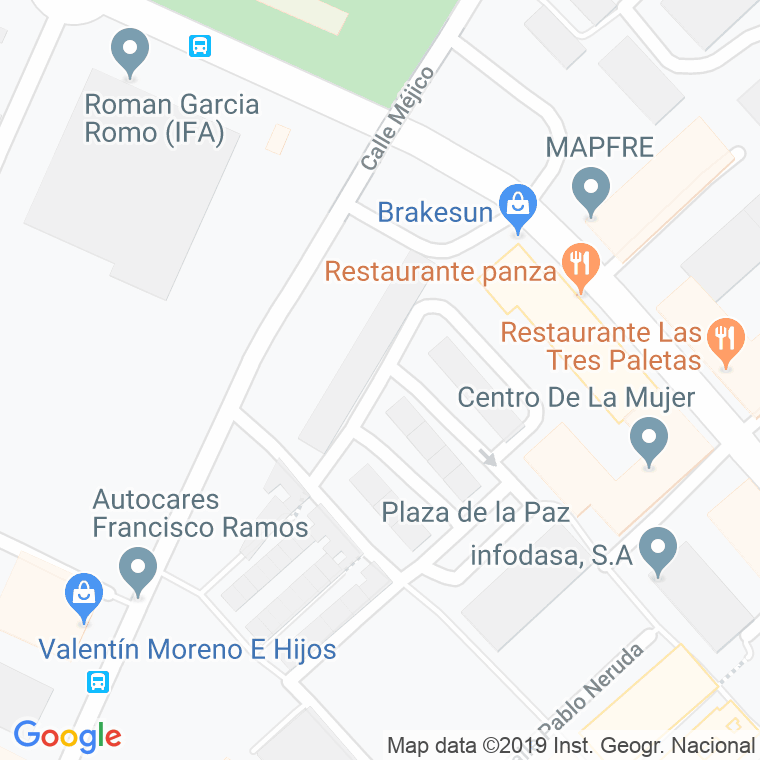 Código Postal calle Independencia en Guadalajara