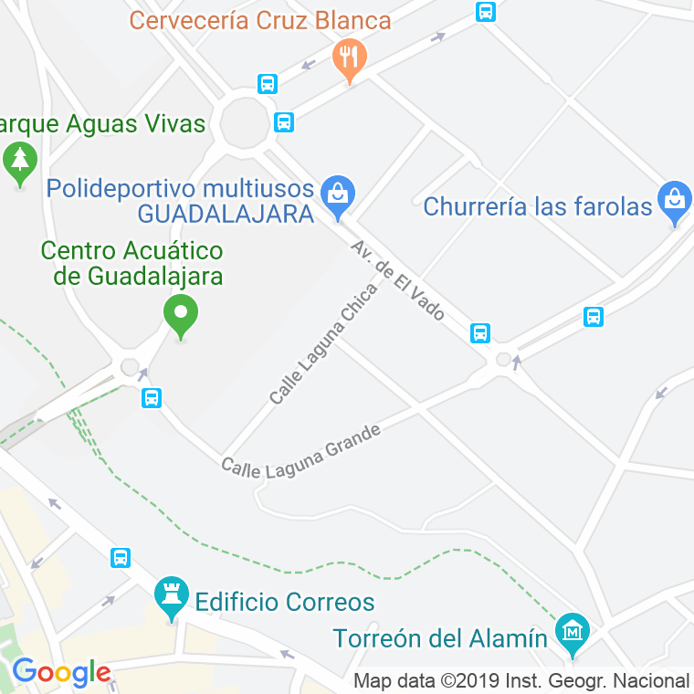 Código Postal calle Laguna De La Colmada en Guadalajara