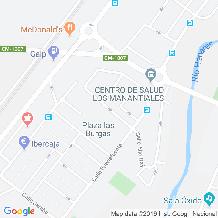 Código Postal calle Pico Ocejon en Guadalajara