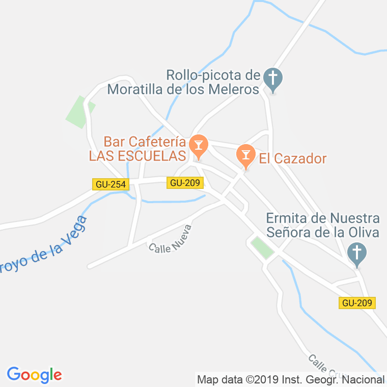 Código postal de Moratilla de los Meleros en Guadalajara