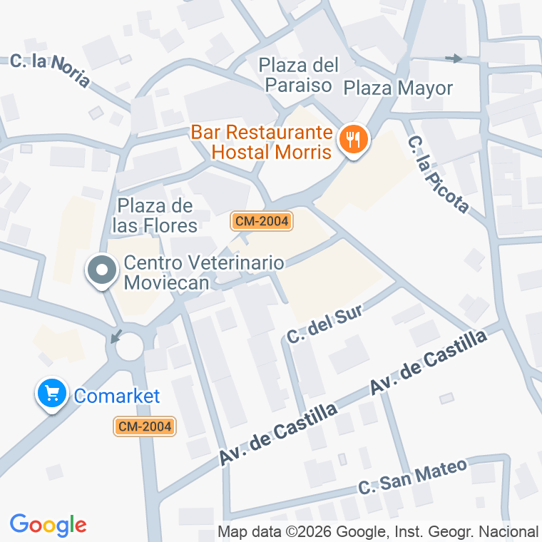Código postal de Calle Cura (del) en Pozo de Guadalajara