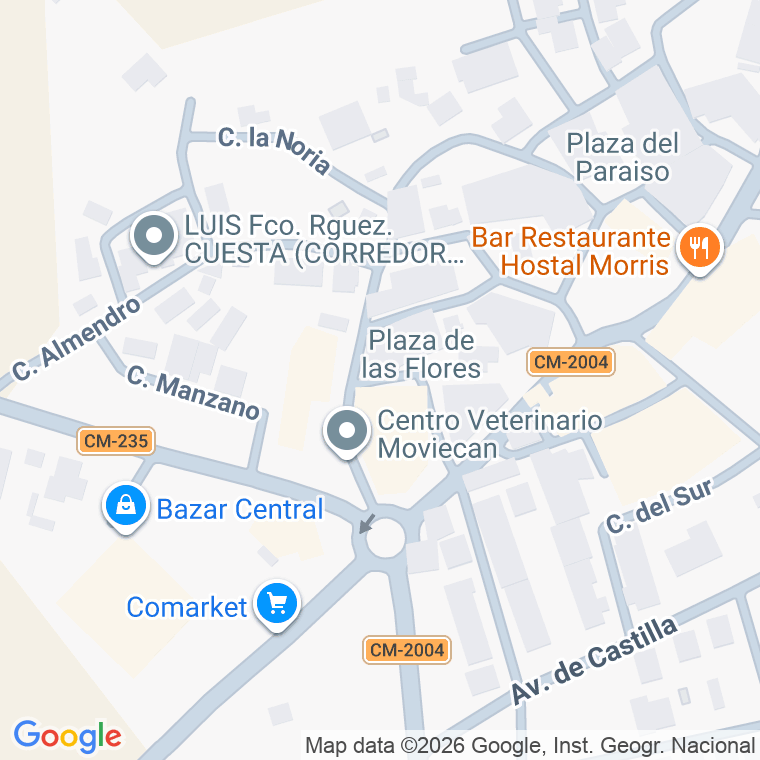 Código postal de Plaza Flores (las) en Pozo de Guadalajara