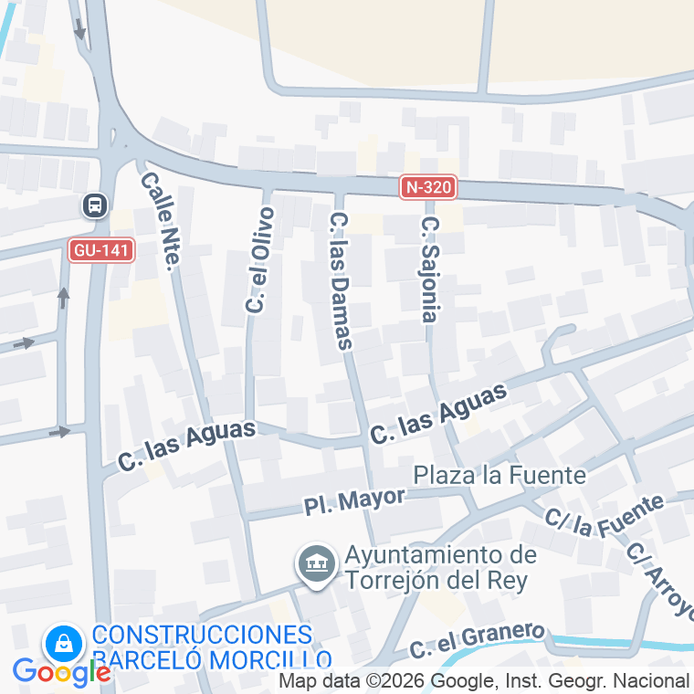 Código postal de Calle Damas (las) en Torrejon del Rey