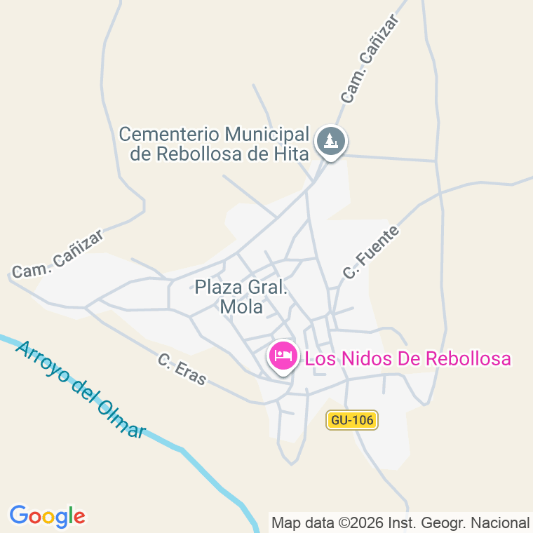 Código postal de Calle Colon en Rebollosa de Hita