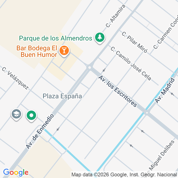 Código postal de Calle Jacinto Benavente en Azuqueca de Henares