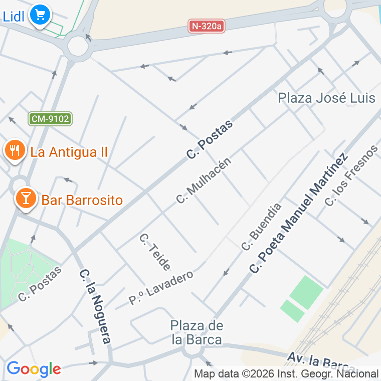 Código postal de Calle Mulhacen en Azuqueca de Henares