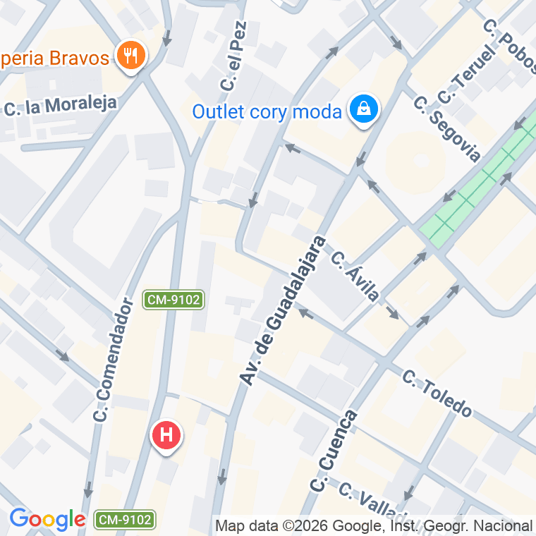 Código postal de Calle Nardo (el) en Azuqueca de Henares