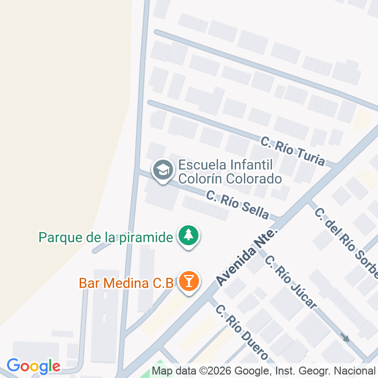 Código postal de Calle Rio Sella en Azuqueca de Henares