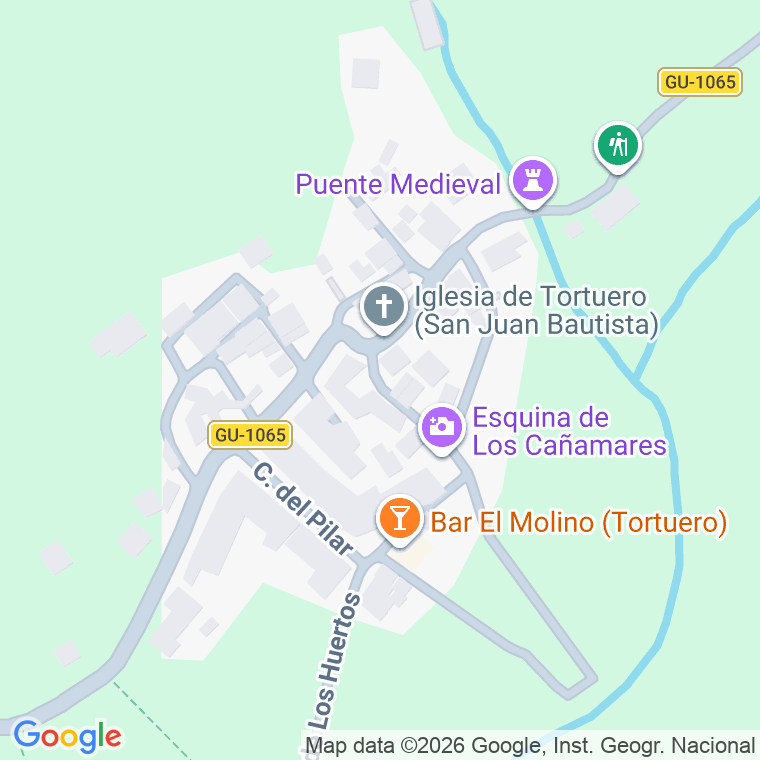 Código postal de Tortuero de la Sierra en Guadalajara
