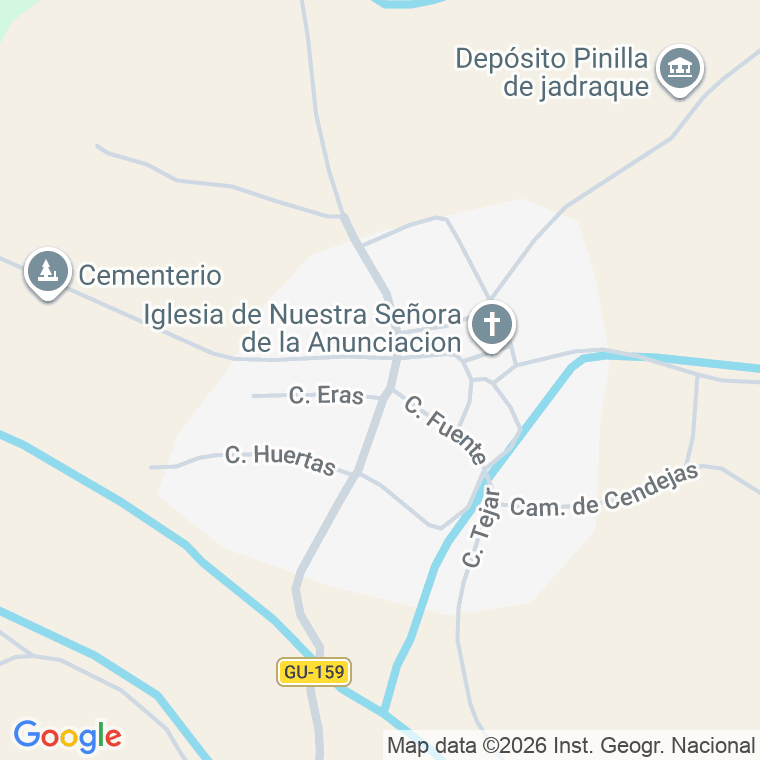 Código postal de Pinilla de Jadraque en Guadalajara
