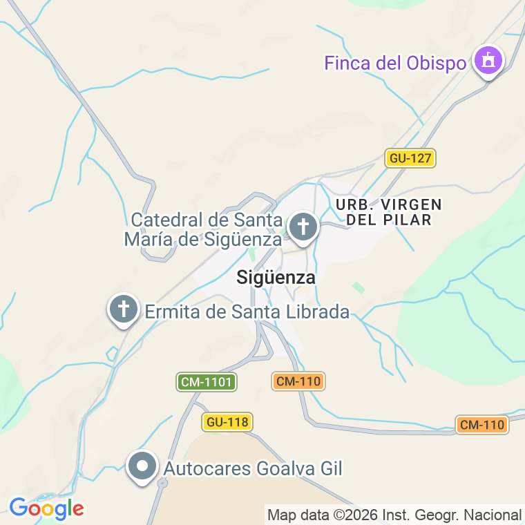 Código postal de Cmno Huertos (de Los) en Siguenza