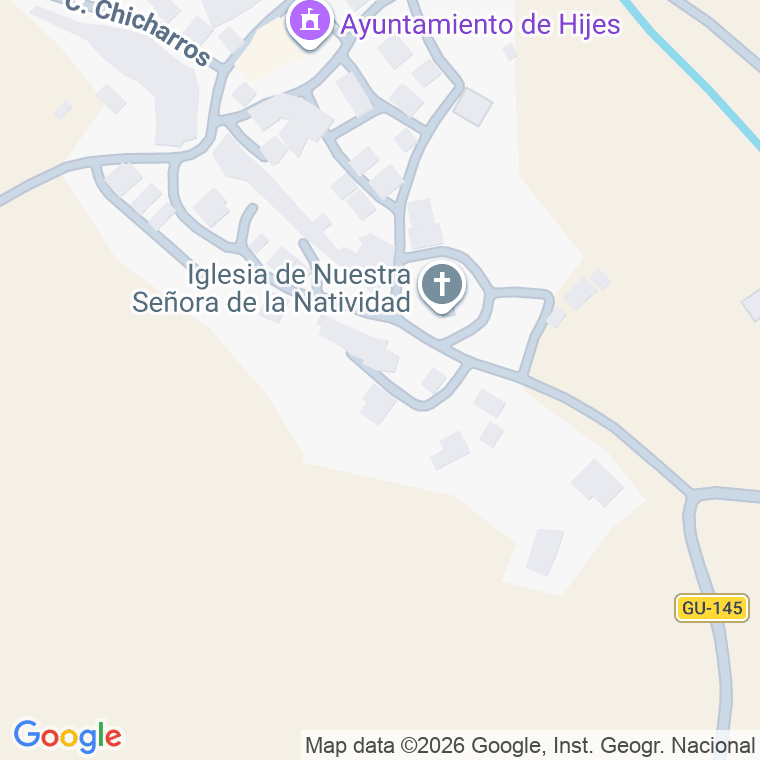 Código postal de Calle Iglesia (la) en Hijes
