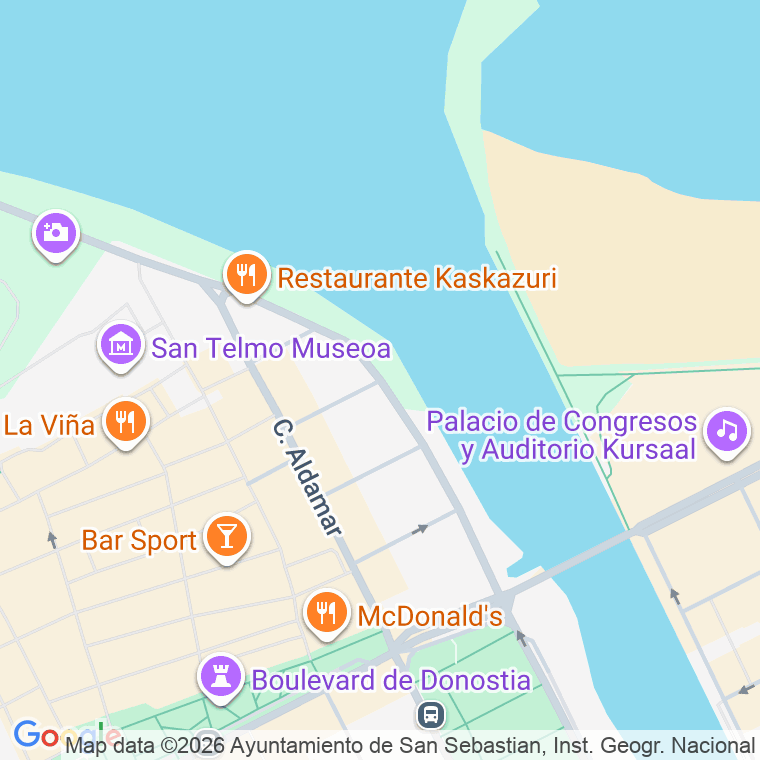 Código postal de Salamanca, Pasealekua en Donostia-san Sebastian