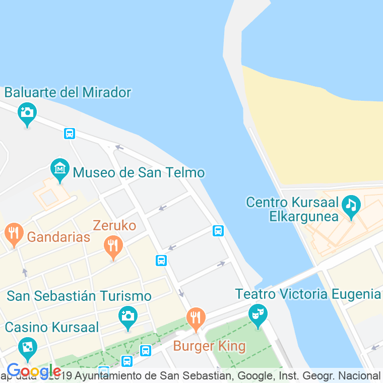Código Postal calle General Jauregui en Donostia-San Sebastian