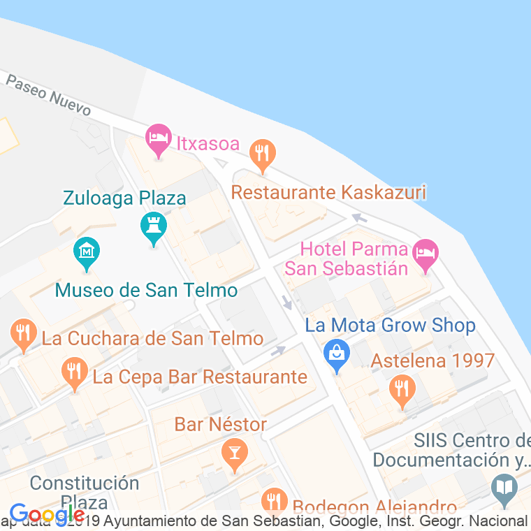 Código Postal calle Soraluce en Donostia-San Sebastian