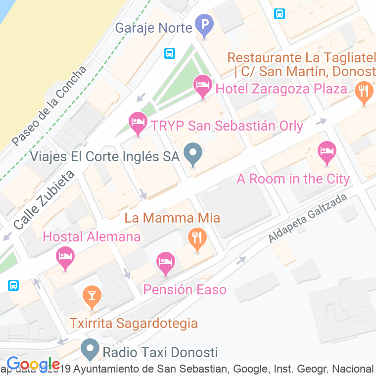 Código Postal calle Triunfo en Donostia-San Sebastian