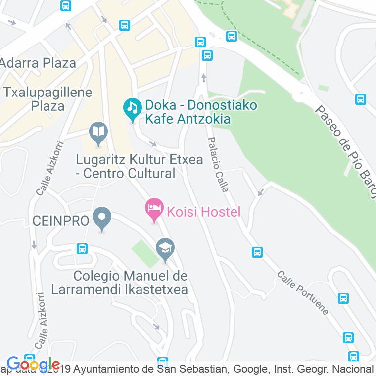 Código Postal calle Escolta Real en Donostia-San Sebastian