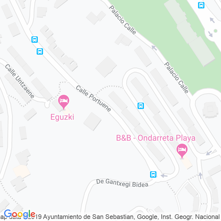 Código Postal calle Portuene en Donostia-San Sebastian