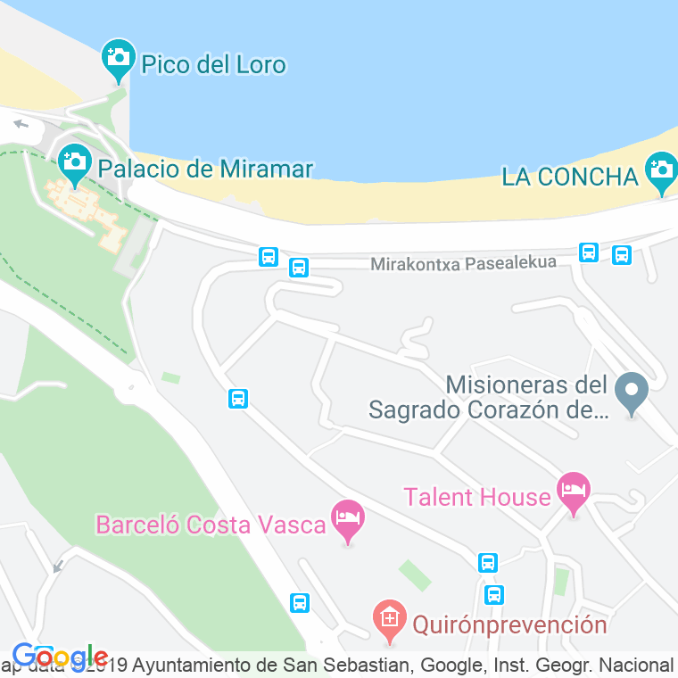 Código Postal calle Duque De Baena en Donostia-San Sebastian