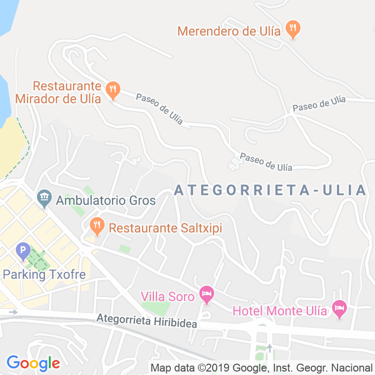 Código Postal calle Arbola, pasealekua en Donostia-San Sebastian