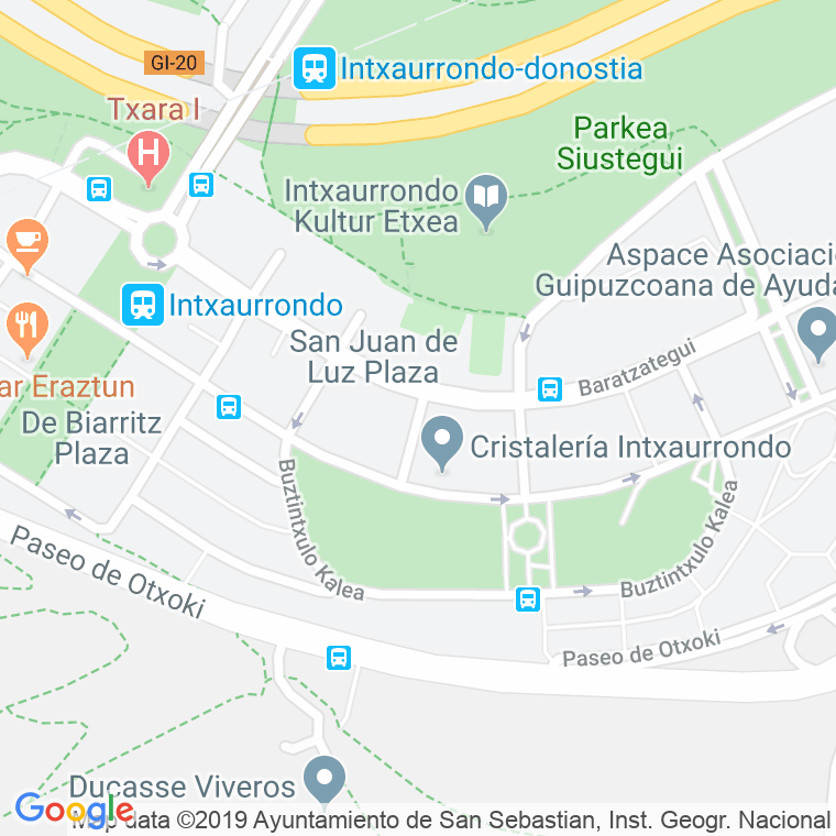 Código Postal calle Pedro Axular en Donostia-San Sebastian