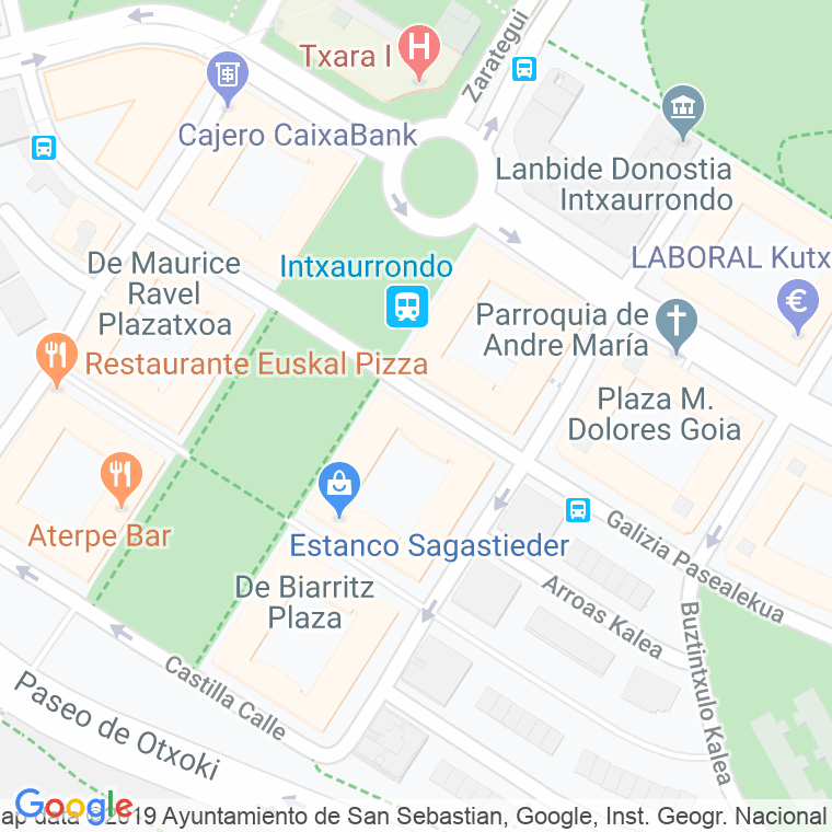 Código Postal calle Sagastieder, pasealekua en Donostia-San Sebastian