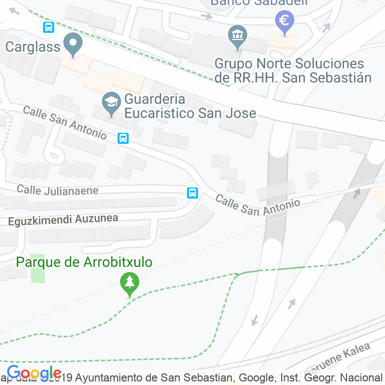 Código Postal calle Montesol en Donostia-San Sebastian