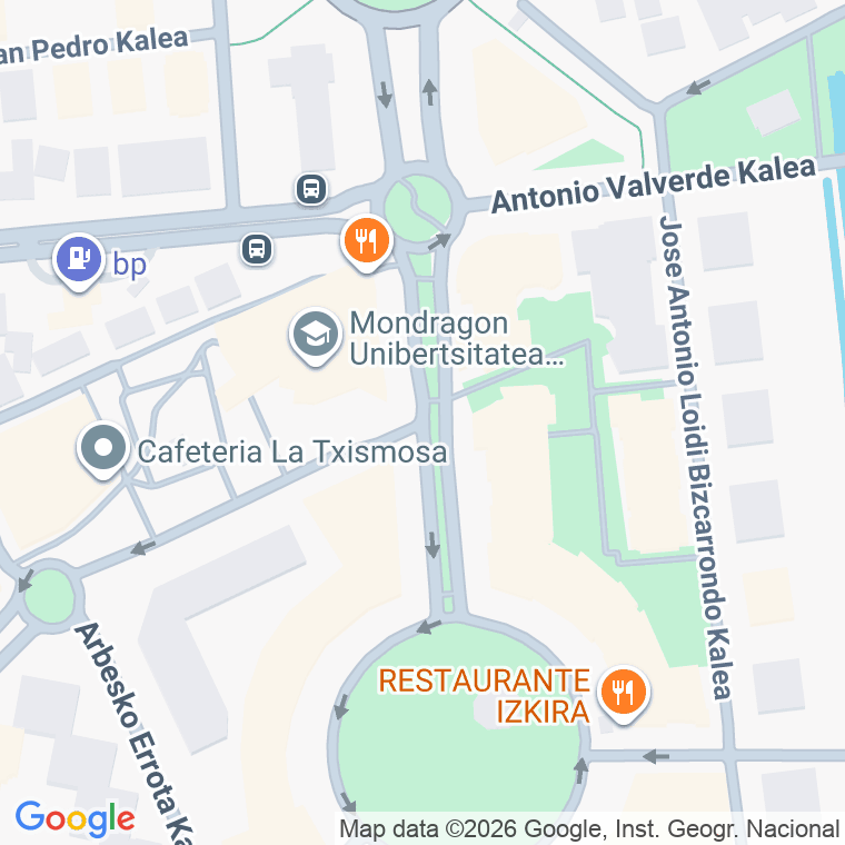 Código postal de Calle Ricardo Alberdi Zumardia en Irun