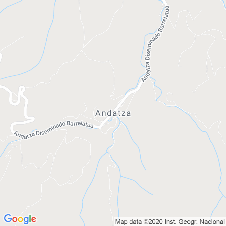 Código postal de Andatza en Guipuzcoa