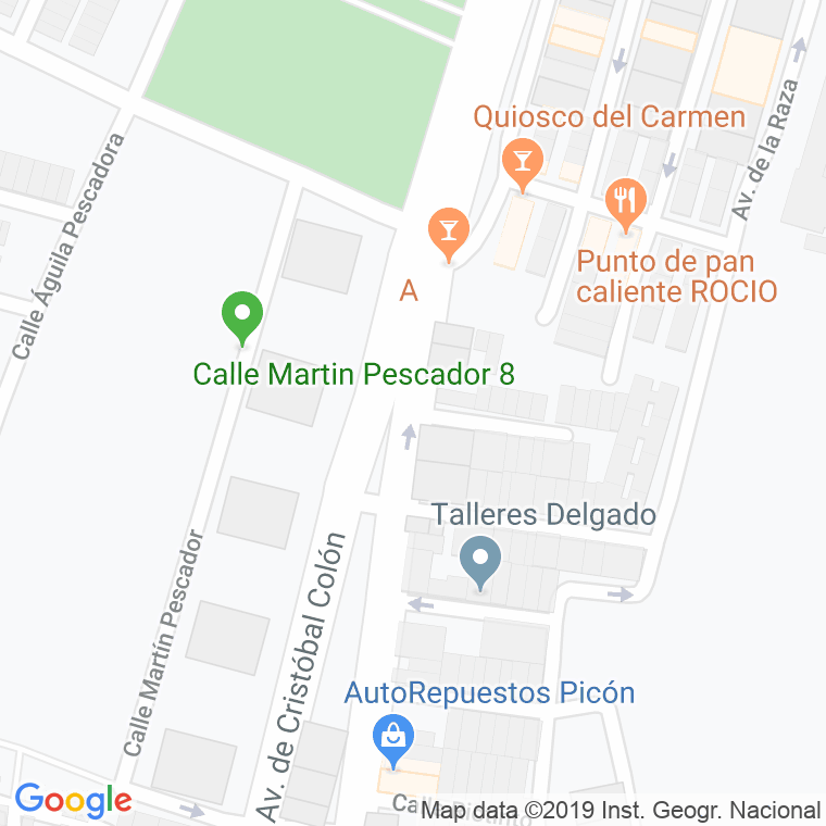 Código Postal calle Aroche en Huelva