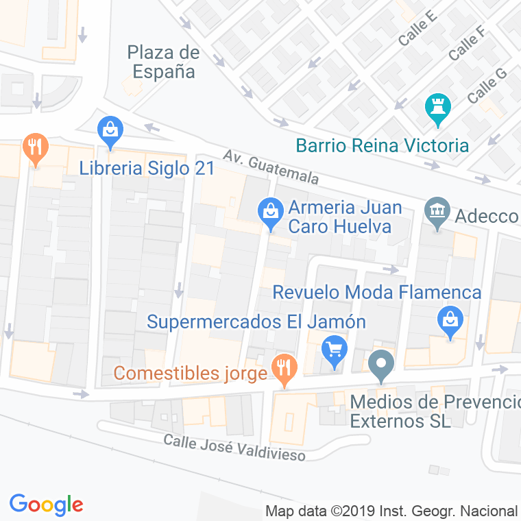 Código Postal calle Ciudadela en Huelva