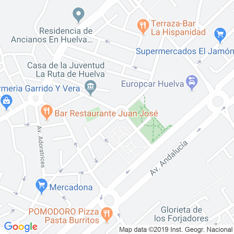 Código Postal calle Baleares en Huelva