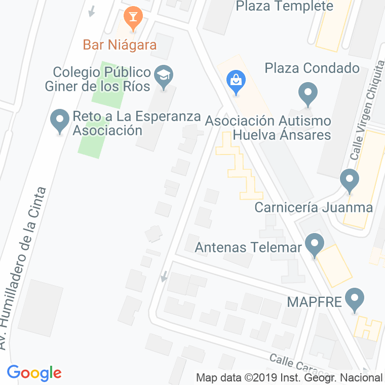 Código Postal calle Amazonas en Huelva