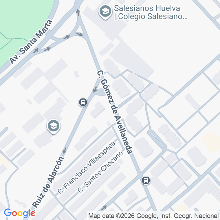 Código postal de Gomez de Avellaneda en Huelva