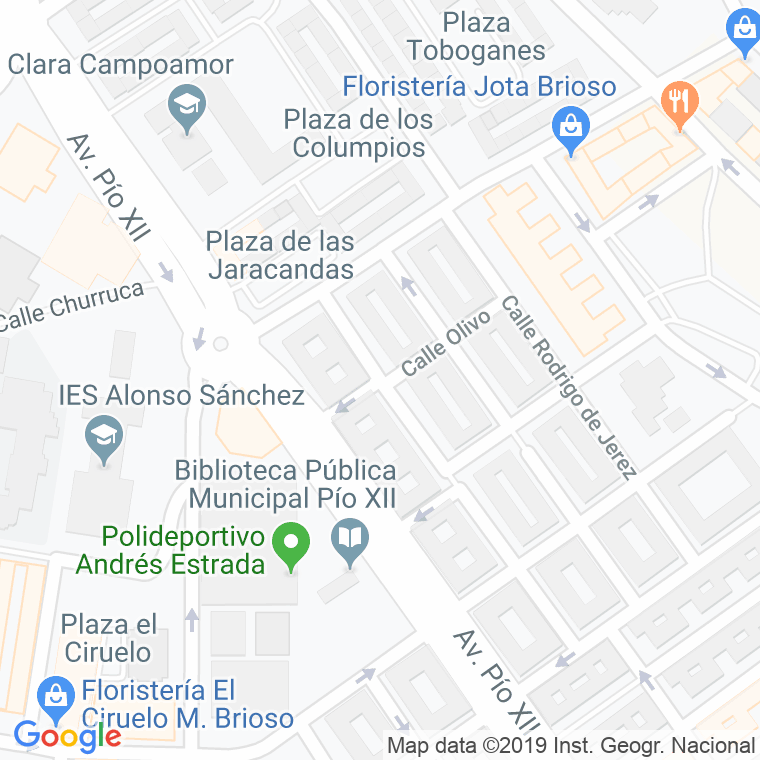 Código Postal calle Alamo en Huelva
