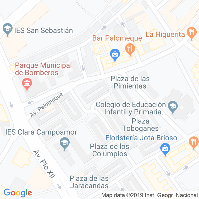 Código Postal calle Aligustres, Los en Huelva