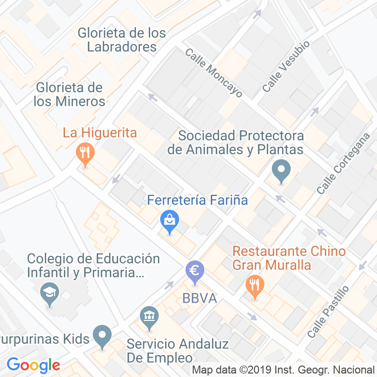 Código Postal calle Cruz en Huelva